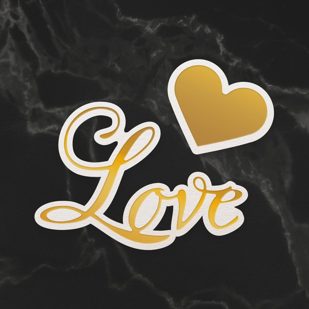 Couture Creations Love Sentiment & Heart Mini Cut, Foil and Emboss Dies (CO726720) (OUTLET)