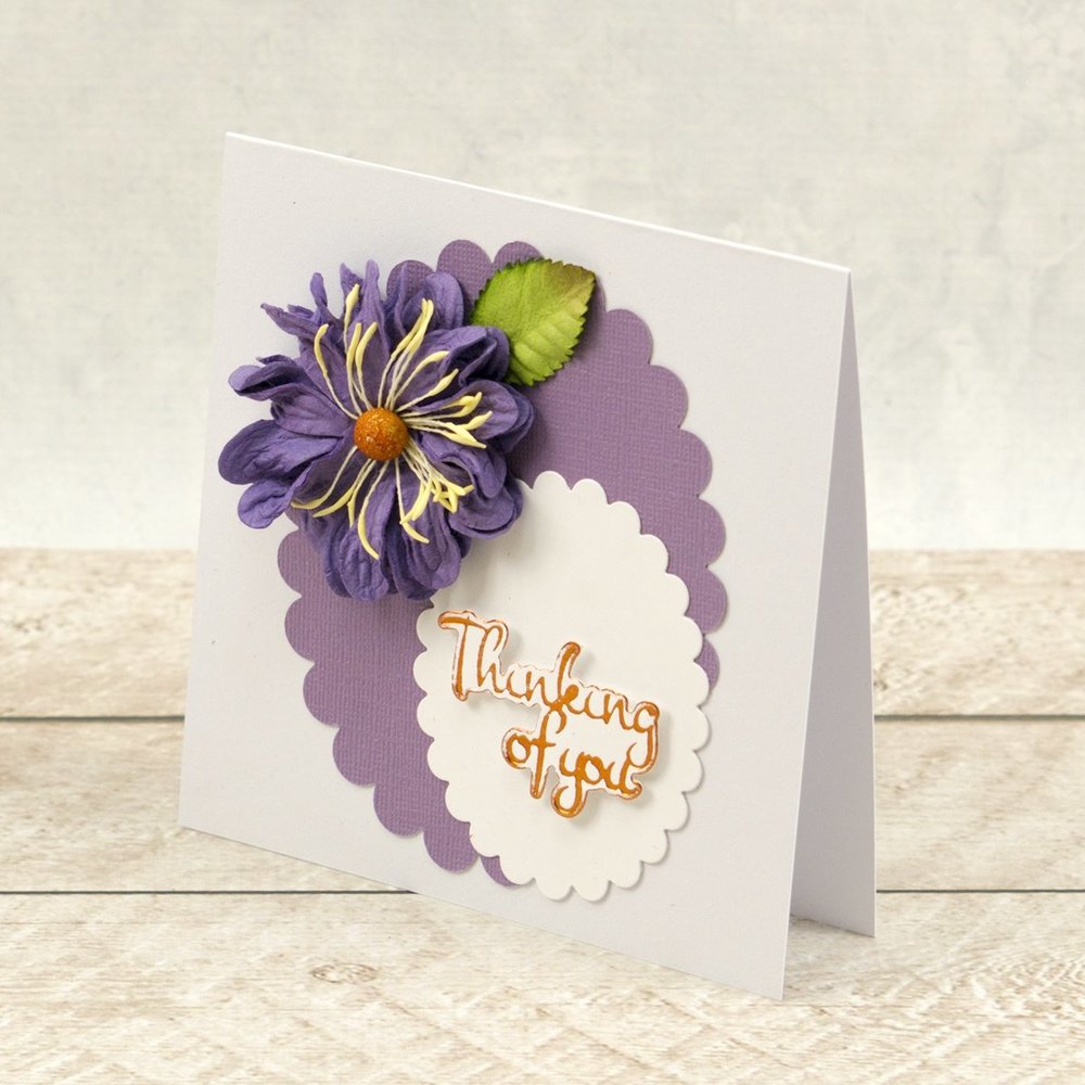 Couture Creations Thinking of You Sentiment & Bird Mini Cut, Foil and Emboss Dies (CO726735) (OUTLET)