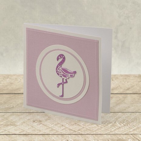 Couture Creations Flamingo Silhouette Mini Cut, Foil and Emboss Die (CO726742) (OUTLET)