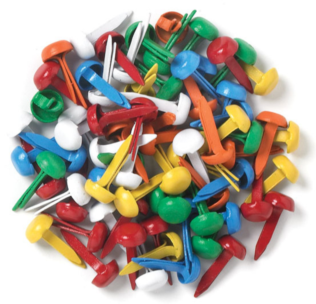 Doodlebug Design Primary Mini Brads (100pcs) (64) (DISCONTINUED)