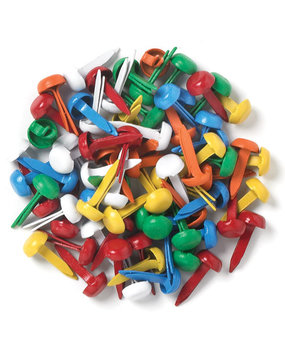 Doodlebug Design Primary Mini Brads (100pcs) (64) (OUTLET)