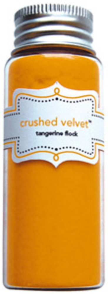 Doodlebug Design Tangerine Crushed Velvet Flock (1789) (DISCONTINUED) Doodlebug Design Tangerine Crushed Velvet Flock (1789) (DISCONTINUED)