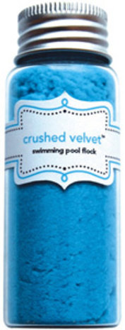 Doodlebug Design Swimming Pool Crushed Velvet Flock (1792) (DISCONTINUED)