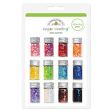 Doodlebug Design Chunky Sugar Coating Glitter Assortment (12pcs) (2049) (DISCONTINUED)