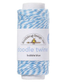 Doodlebug Design Bubble Blue Doodle Twine (2992) (OUTLET)