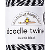 Doodlebug Design Beetle Black Doodle Twine (2994) (OUTLET)