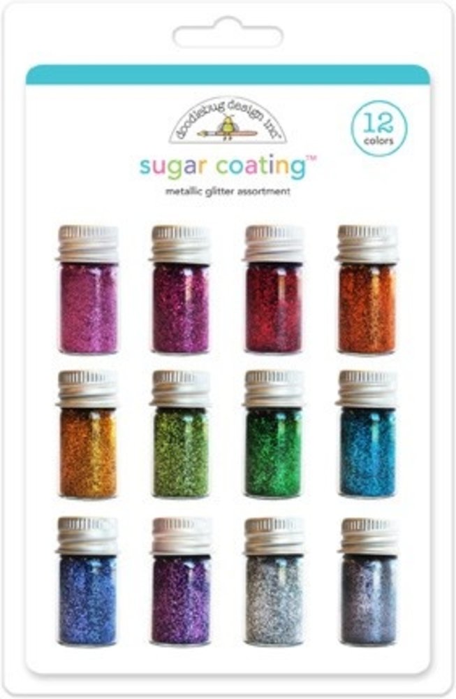 Doodlebug Design Sugar Coating Metallic Glitter Assortment (12pcs) (3353) (DISCONTINUED) Doodlebug Design Sugar Coating Metallic Glitter Assortment (12pcs) (3353) (DISCONTINUED)