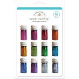Doodlebug Design Sugar Coating Metallic Glitter Assortment (12pcs) (3353) (DISCONTINUED)