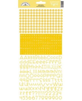 Doodlebug Design Bumblebee Teensy Type Stickers (3430) (DISCONTINUED)