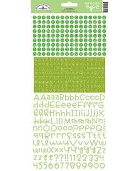 Doodlebug Design Limeade Teensy Type Stickers (3431) (DISCONTINUED)