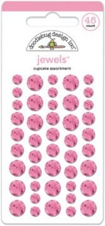 Doodlebug Design Cupcake Jewels (45pcs) (3502) (DISCONTINUED)