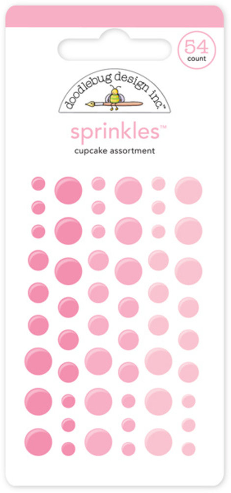 Doodlebug Design Cupcake Sprinkles (54pcs) (4004) (OUTLET)