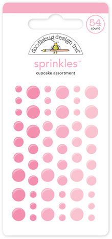 Doodlebug Design Cupcake Sprinkles (54pcs) (4004) (DISCONTINUED)