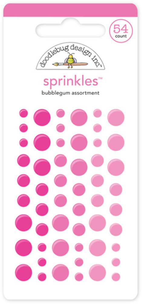 Doodlebug Design Bubblegum Sprinkles (54pcs) (4005) (OUTLET)