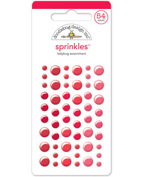 Doodlebug Design Ladybug Sprinkles (54pcs) (4006) (OUTLET)
