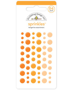 Doodlebug Design Tangerine Sprinkles (54pcs) (4007) (OUTLET)