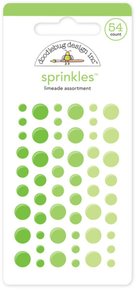 Doodlebug Design Limeade Sprinkles (54pcs) (4009) (OUTLET)