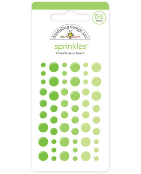 Doodlebug Design Limeade Sprinkles (54pcs) (4009) (DISCONTINUED)