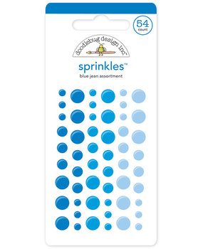 Doodlebug Design Blue Jean Sprinkles (54pcs) (4011) (OUTLET)