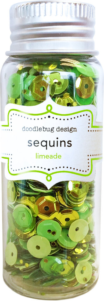 Doodlebug Design Limeade Sequins (4261) (DISCONTINUED) Doodlebug Design Limeade Sequins (4261) (DISCONTINUED)