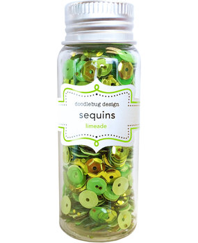 Doodlebug Design Limeade Sequins (4261) (OUTLET)