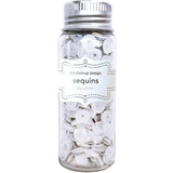 Doodlebug Design Lily White Sequins (4265) (DISCONTINUED)