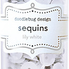 Doodlebug Design Lily White Sequins (4265) (OUTLET)