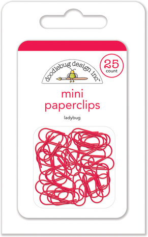 Doodlebug Design Ladybug Mini Paperclips (25pcs) (4497) (DISCONTINUED) Doodlebug Design Ladybug Mini Paperclips (25pcs) (4497) (DISCONTINUED)