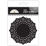 Doodlebug Design Beetle Black Mini Doilies (75pcs) (4607) (DISCONTINUED)