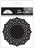 Beetle Black Mini Doilies (75pcs) (4607) (DISCONTINUED)