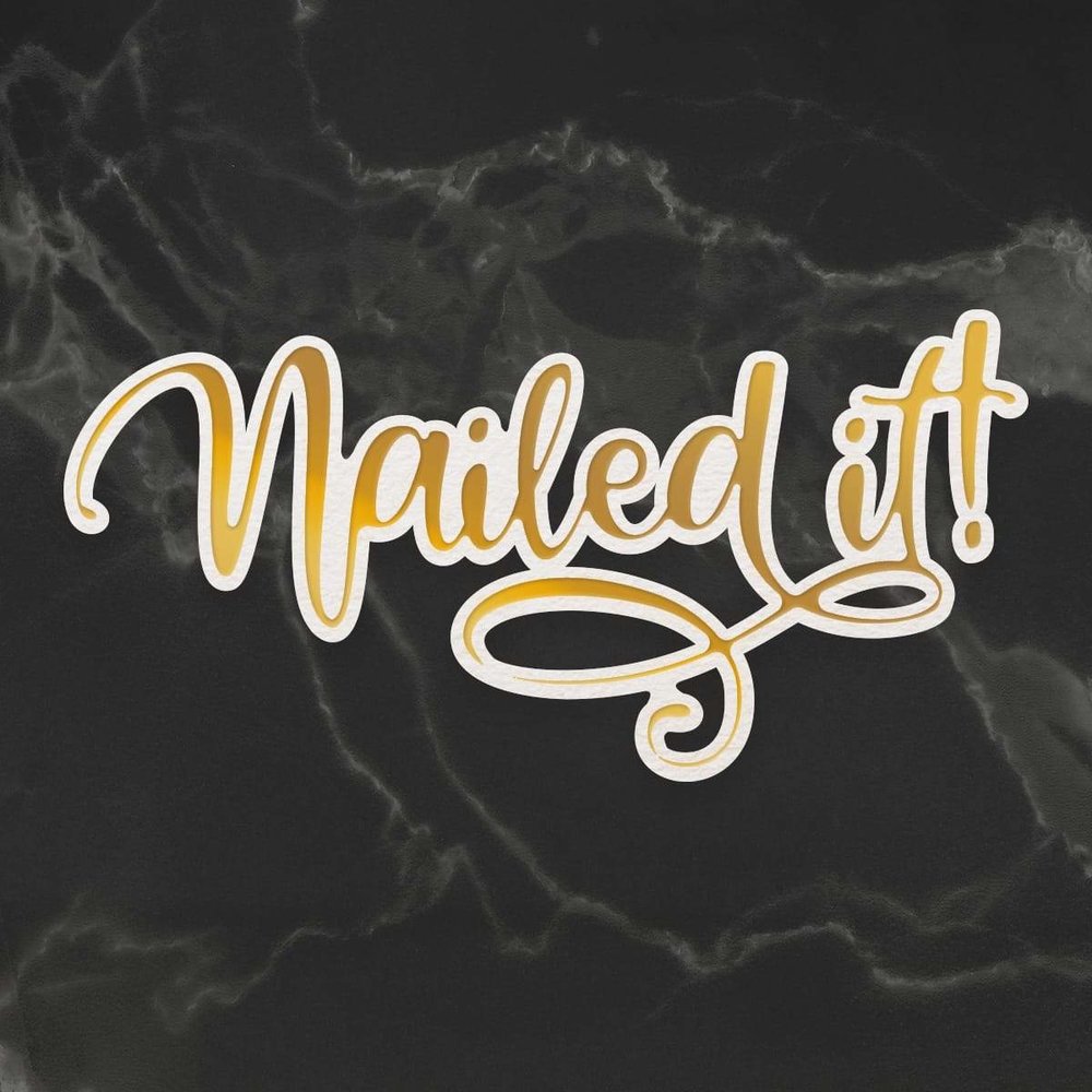 Couture Creations Nailed It Cut, Foil and Emboss Die (CO726935) (OUTLET)