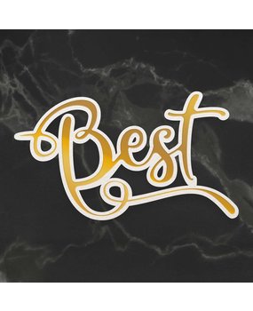 Couture Creations Best  Cut, Foil and Emboss Die (CO726937) (OUTLET)