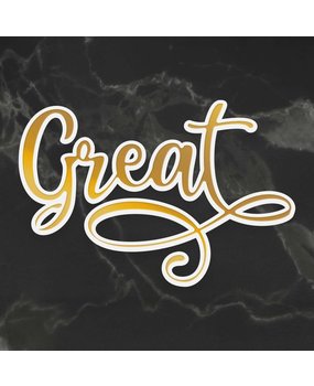 Couture Creations Great Cut, Foil and Emboss Die (CO726942) (OUTLET)