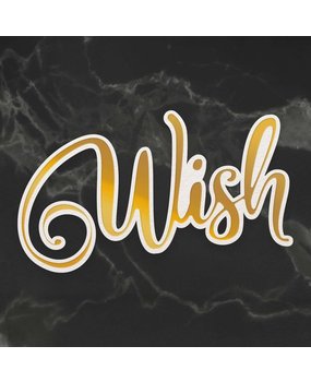 Couture Creations Wish Cut, Foil and Emboss Die (CO726951) (OUTLET)