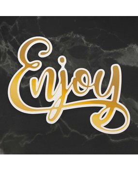 Couture Creations Enjoy Cut, Foil and Emboss Die (CO726952) (OUTLET)