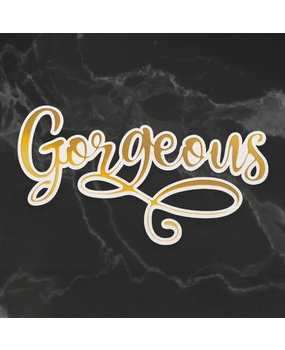 Couture Creations Gorgeous Cut, Foil and Emboss Die (CO726963) (OUTLET)