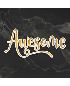 Couture Creations Awesome Cut, Foil and Emboss Die (CO726967) (OUTLET)