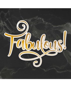 Couture Creations Fabulous Cut, Foil and Emboss Die (CO726969) (OUTLET)