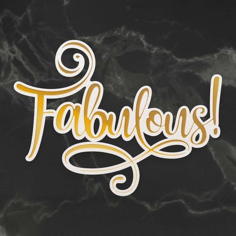 Couture Creations Fabulous Cut, Foil and Emboss Die (CO726969) (OUTLET)
