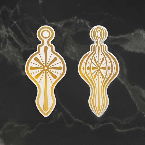 Couture Creations Star Bauble Cut, Foil and Emboss Die (CO727009) (OUTLET) Couture Creations Star Bauble Cut, Foil and Emboss Die (CO727009) (OUTLET)