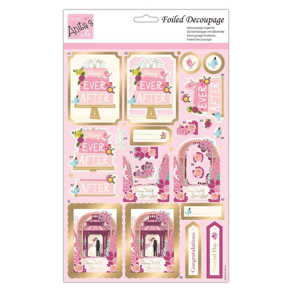 Anita's Foiled Decoupage Happy Ever After (ANT 169948) (DISCONTINUED) Anita's Foiled Decoupage Happy Ever After (ANT 169948) (DISCONTINUED)
