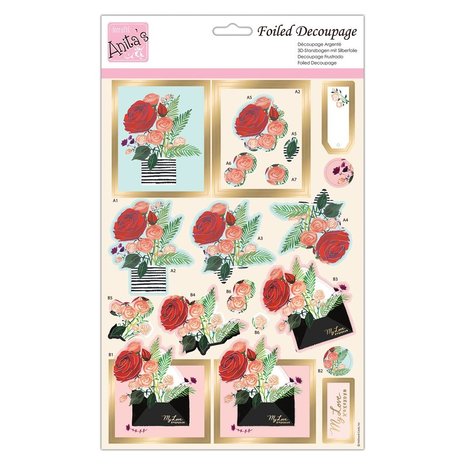 Anita's Foiled Decoupage Just for You (ANT 169949) (DISCONTINUED)