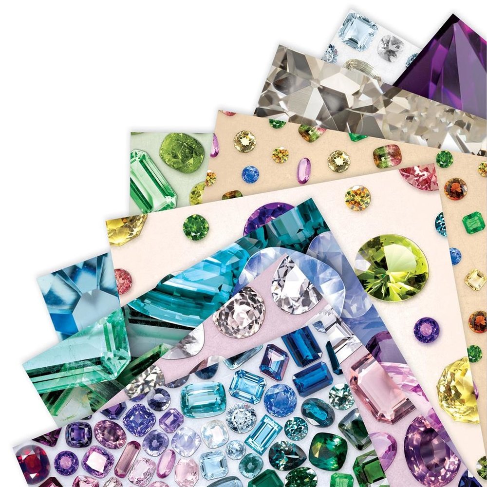 Papermania Gemmology 6x6 Inch Paper Pad (PMA 160417) (DISCONTINUED)