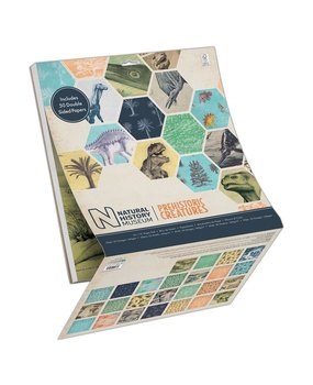 Papermania Prehistoric Creatures 12x12 Inch Paper Pad (PMA 160420) (DISCONTINUED)