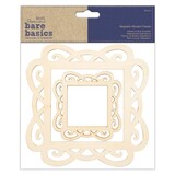 Papermania Bare Basics Magnetic Wooden Frames (2pcs) (PMA 174541) (DISCONTINUED)