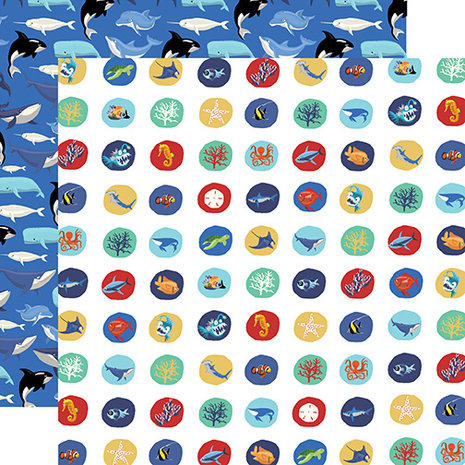 Carta Bella Fish Are Friends 6x6 Inch Paper Pad (CBFAF111023) (OUTLET)