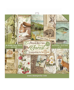 Stamperia Forest 12x12 Inch Paper Pack (SBBL63)