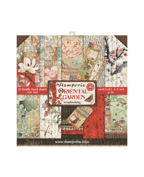 Stamperia Oriental Garden 8x8 Inch Paper Pack (SBBS09)