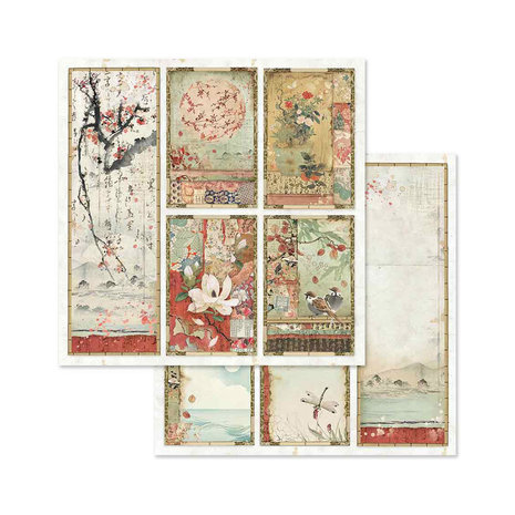 Stamperia Oriental Garden 8x8 Inch Paper Pack (SBBS09)