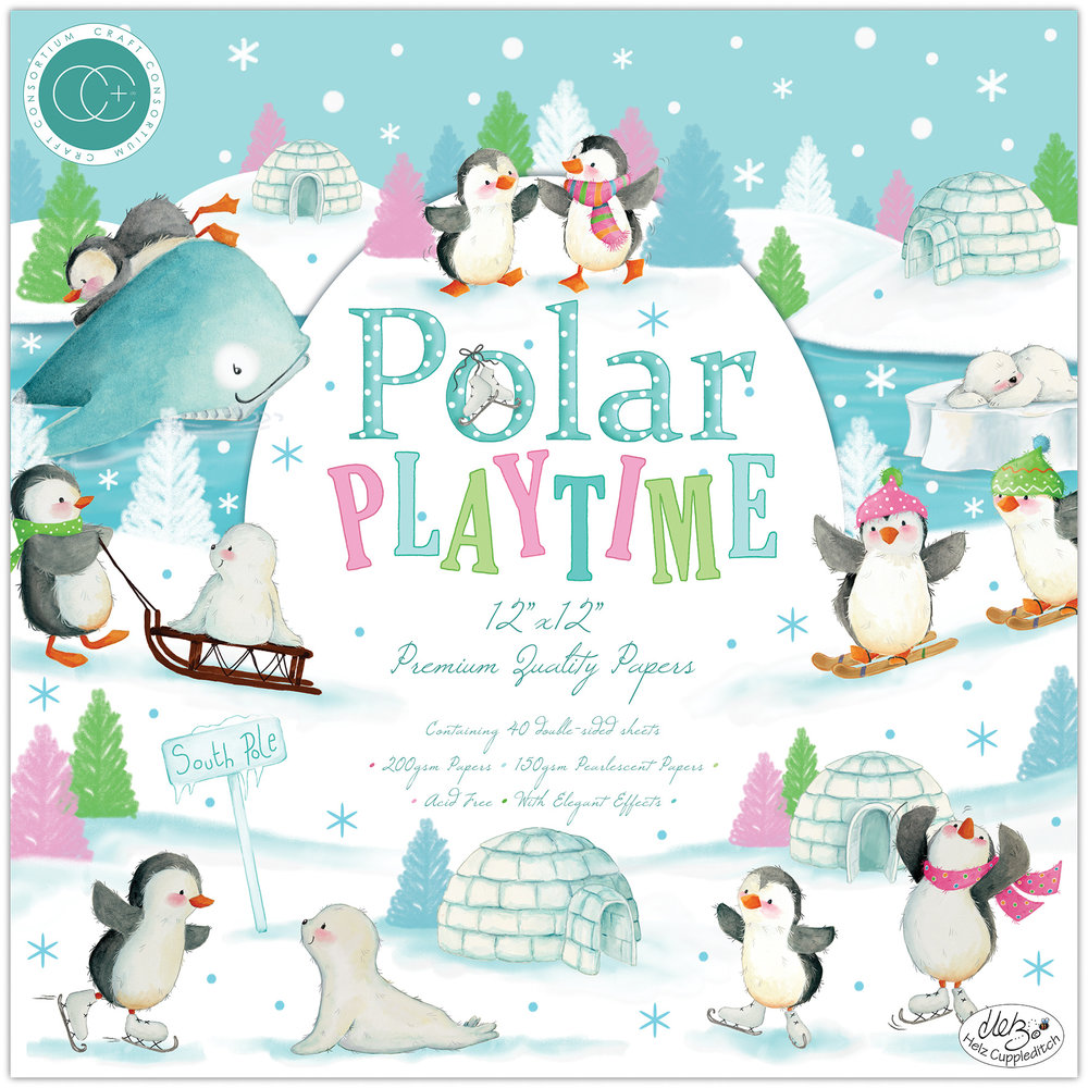 Craft Consortium Polar Playtime 12x12 Inch Paper Pad (CCPPAD014) (DISCONTINUED) Craft Consortium Polar Playtime 12x12 Inch Paper Pad (CCPPAD014) (DISCONTINUED)